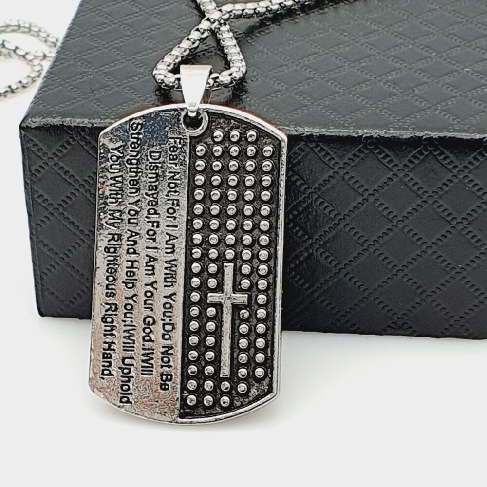 ❤️Soldiers famous Egypt Scripture Necklace, N90201P131 - Picture 3 of 10